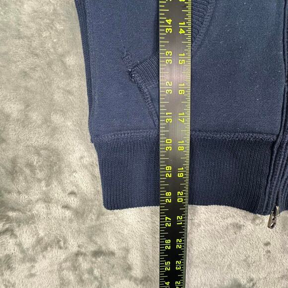 Vintage Y2K Abercrombie and Fitch New York Faux Fur Lined Full-zip Hoodie Size M - Picture 8 of 8